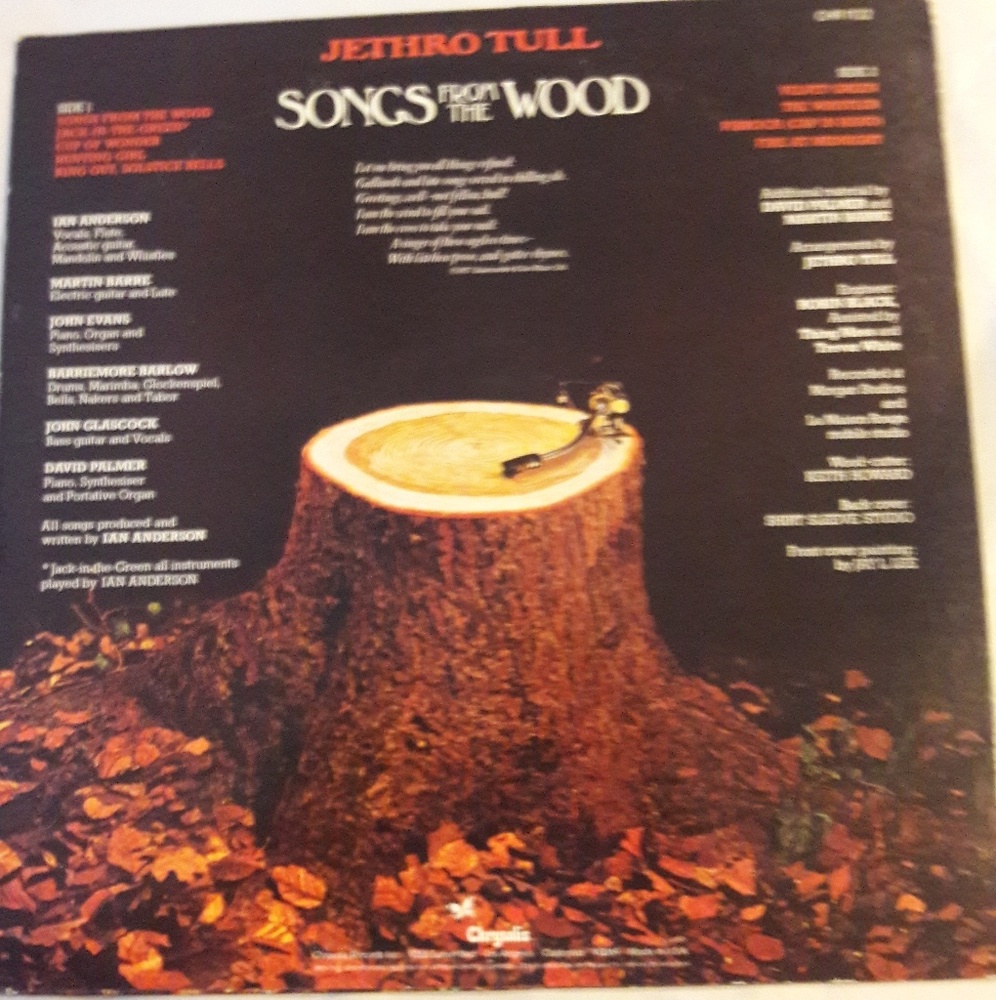 Jethro Tull, Songs From the Wood Album - Picture 3 of 6